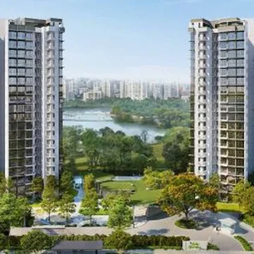 The LakeGarden Residences by Wing Tai overlooking Jurong Lake Gardens, part of the Dunearn Green developer track record